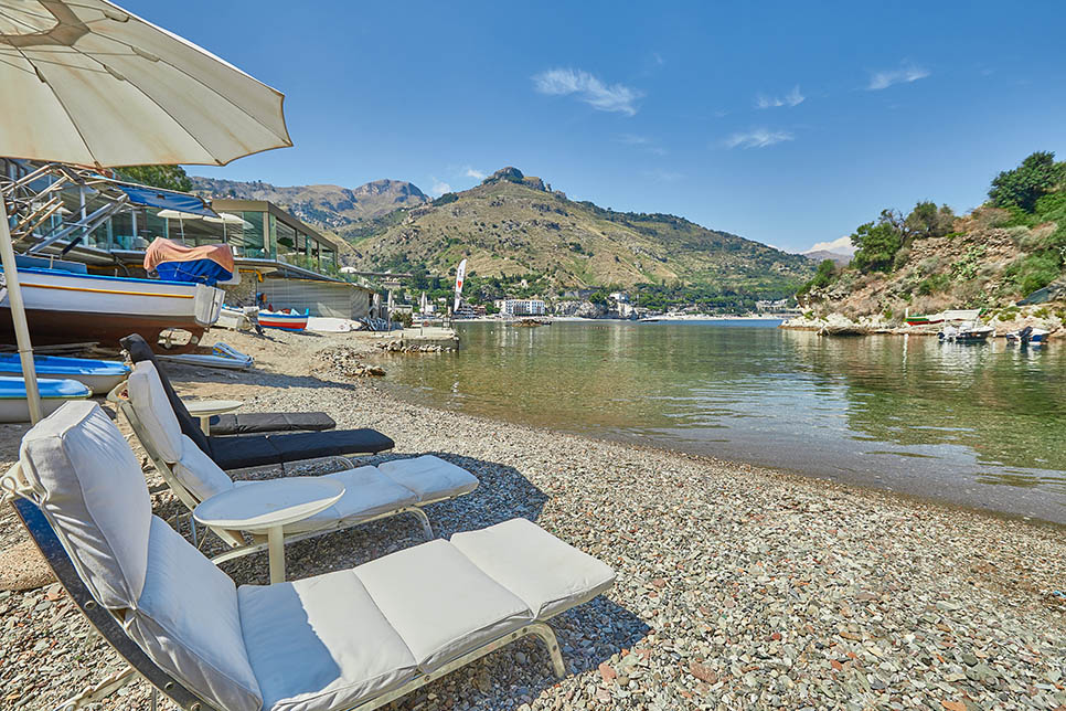Villa Taormina | Wishsicily.com The private beach below the house
