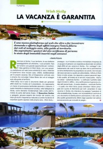 Wish Sicily in Cult magazine Sicilia