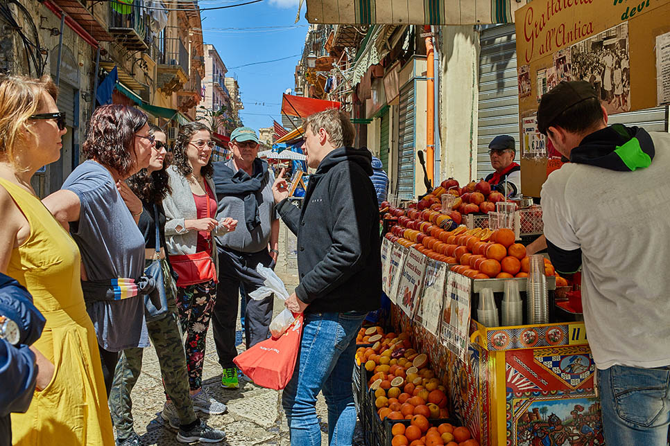 Our Street Food Tour in Palermo, Capo Market