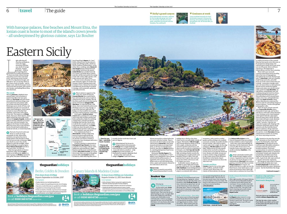The Guardian's guide to Eastern Sicily