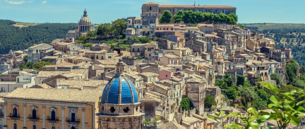 Chiesa Santa Maria dell'Ittrio and Ragusa Ibla- Sicily Italy