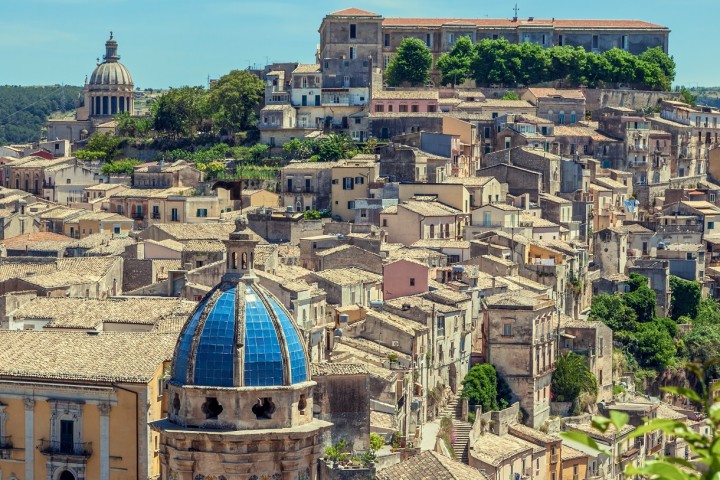 Chiesa Santa Maria dell'Ittrio and Ragusa Ibla- Sicily Italy