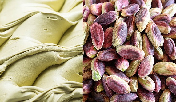 pistachio-based ice-cream