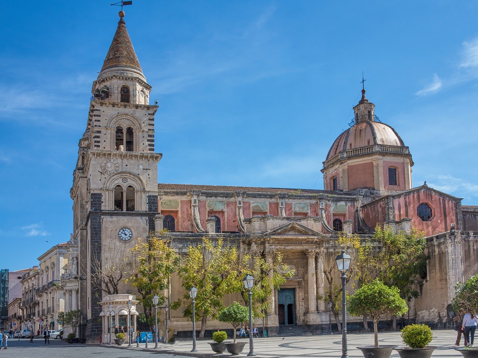 Cathedral of Acireale in Sicily, Italy