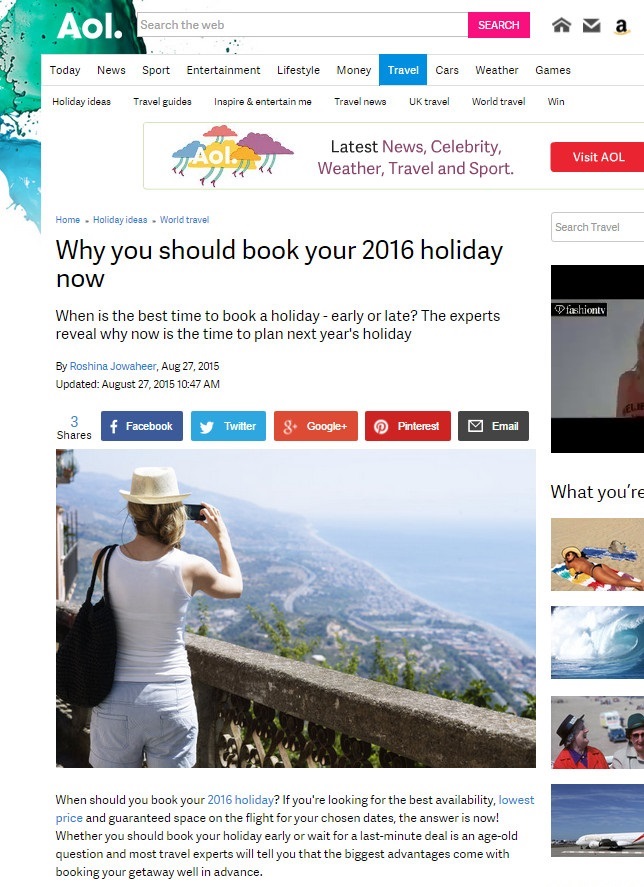 Wish Sicily on AOL.co.uk