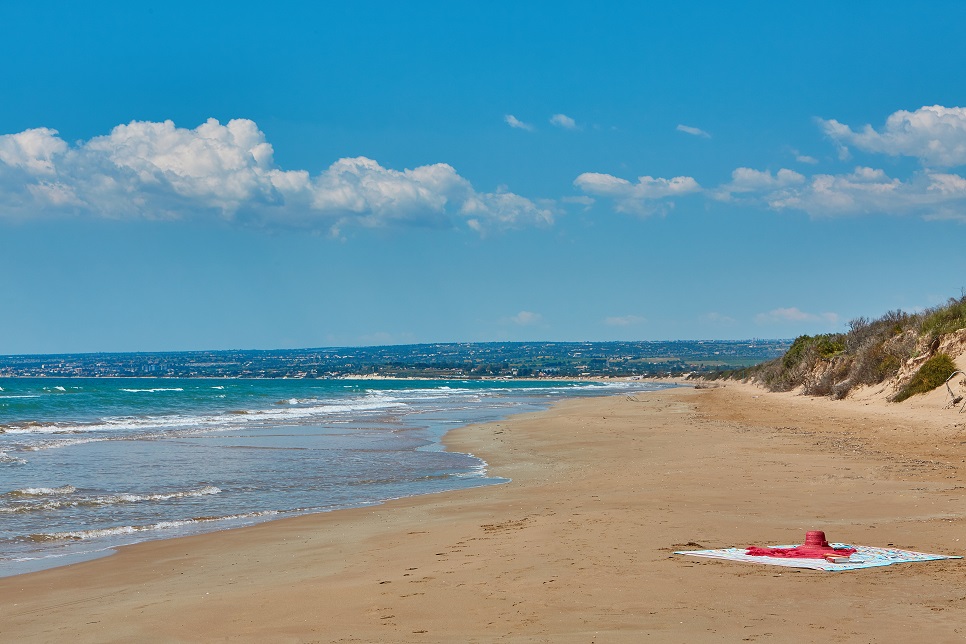 The beach on your doorstep at Villa Marea, Pozzallo