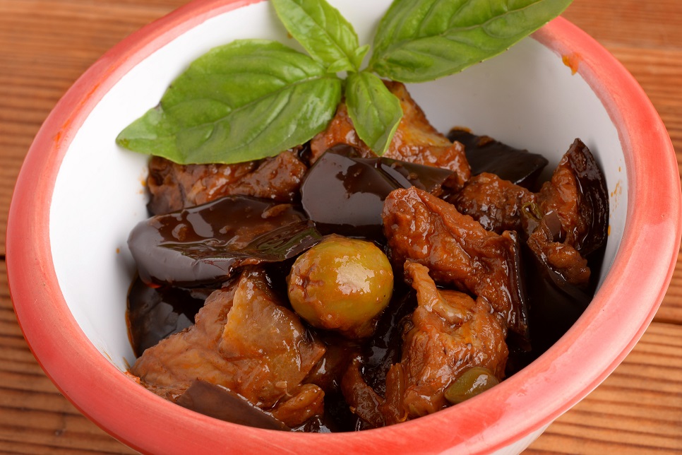 Sicilian caponata with aubergines