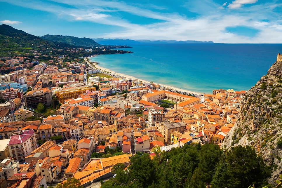 Cefalù seen from La Rocca