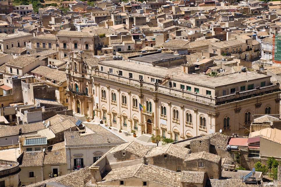 Scicli, in the south east of Sicily