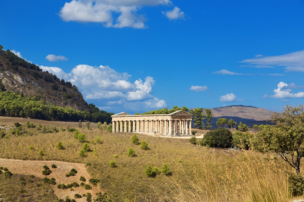 The Greek temple of Segesta