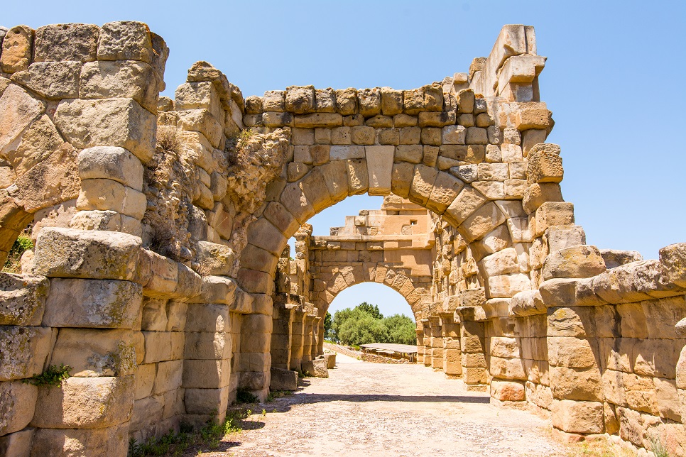 Ancient ruins in Tindari