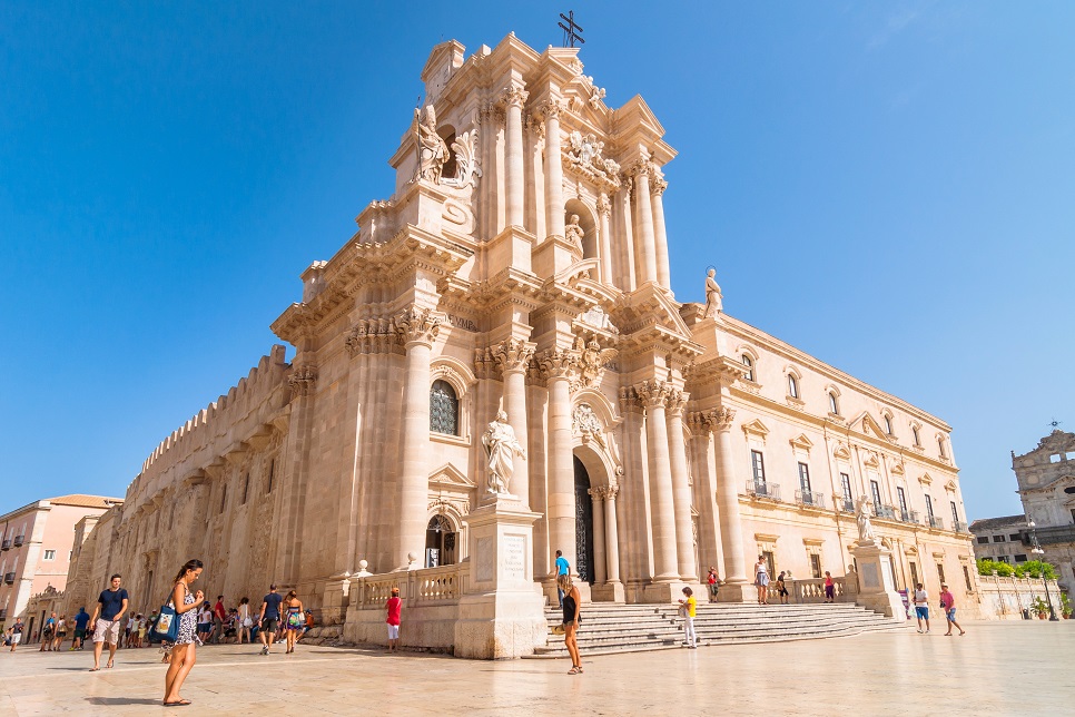 Piazza Duomo in Ortigia, Syracuse