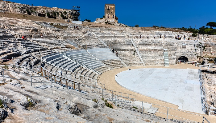 Syracuse-Greek-Theatre The Greek Theatre in Syracuse