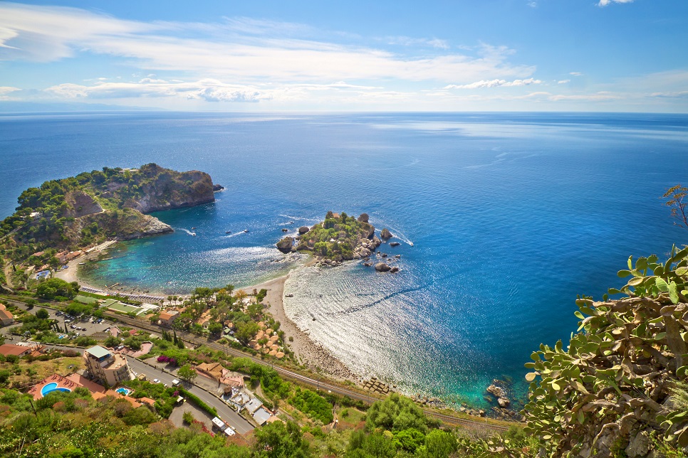 Isola Bella is one of the best beaches in Taormina