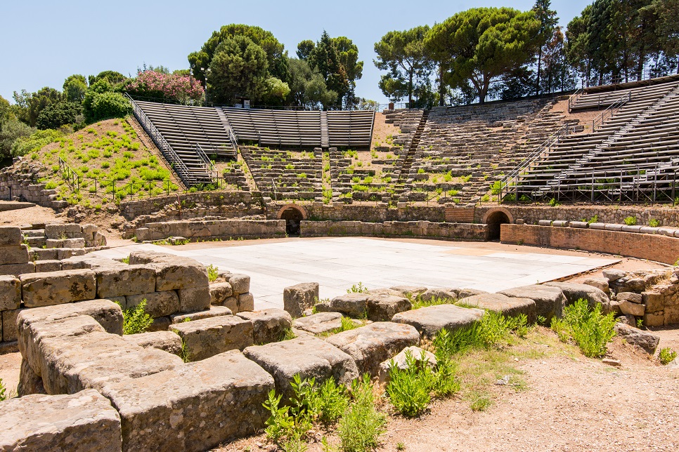 the well-preserved theatre