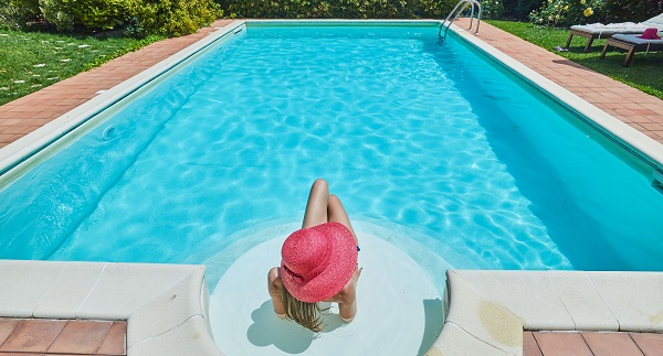 villas in sicily with pool Villa Rosa Antica's pool
