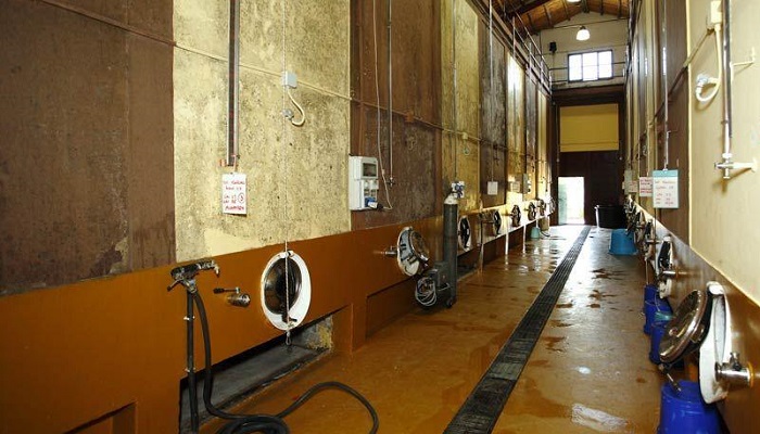 inside a Sicilian winery